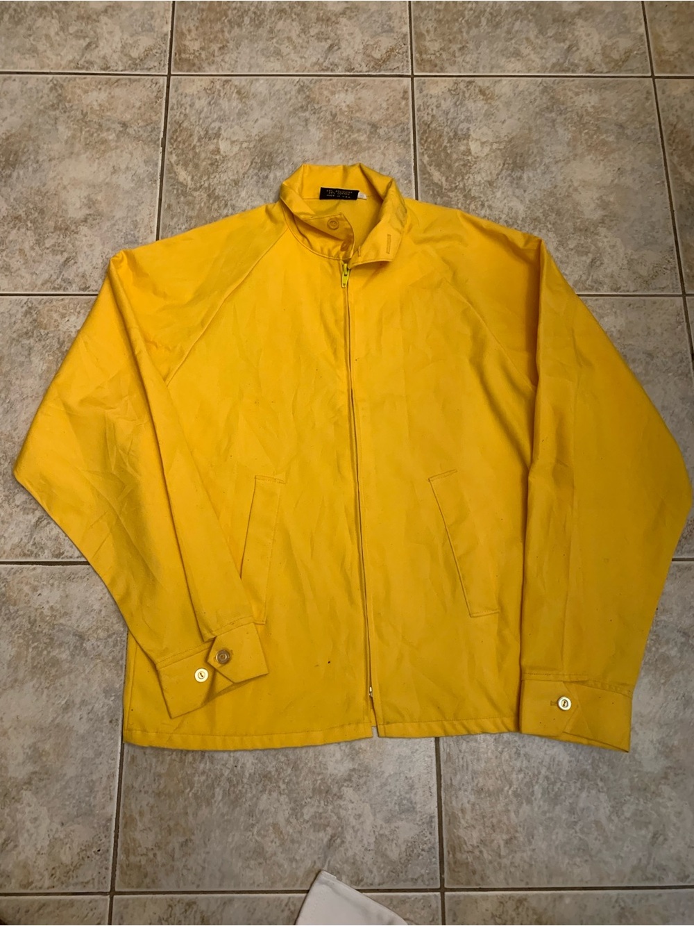 Vintage Channel Islands Clippers Zip Up Jacket Sz Large 60s 70s